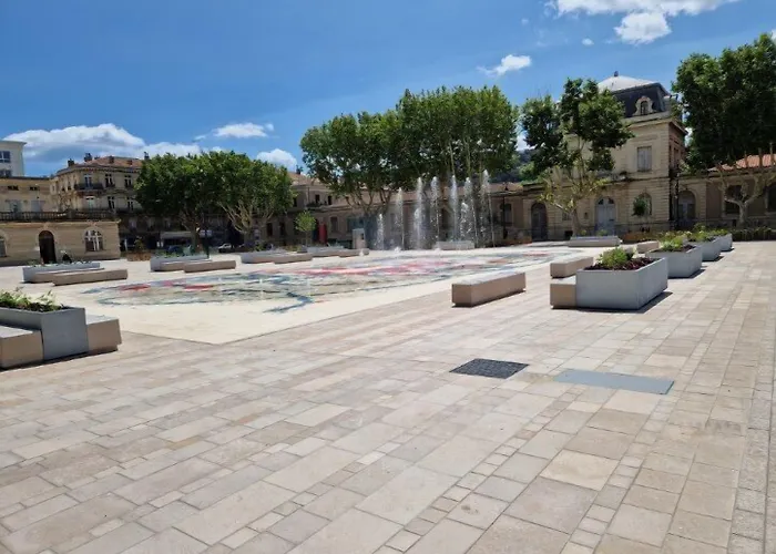 酒店 Le National Centre Gare,ascenseur 塞特港